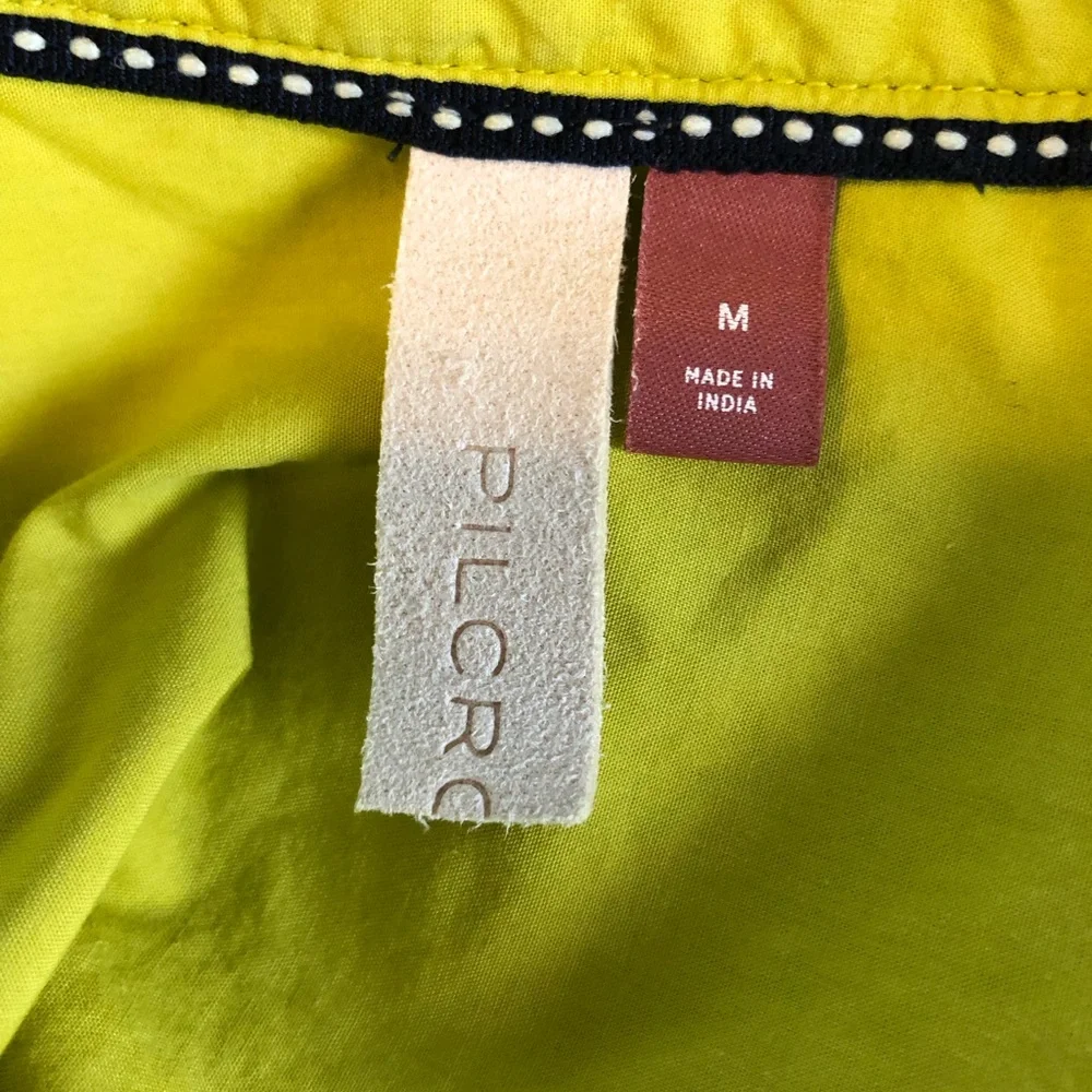 Anthropologie Pilcro Poet Sleeve Gathered Long Sleeve 100% Cotton Blouse. Medium - Picture 13 of 17